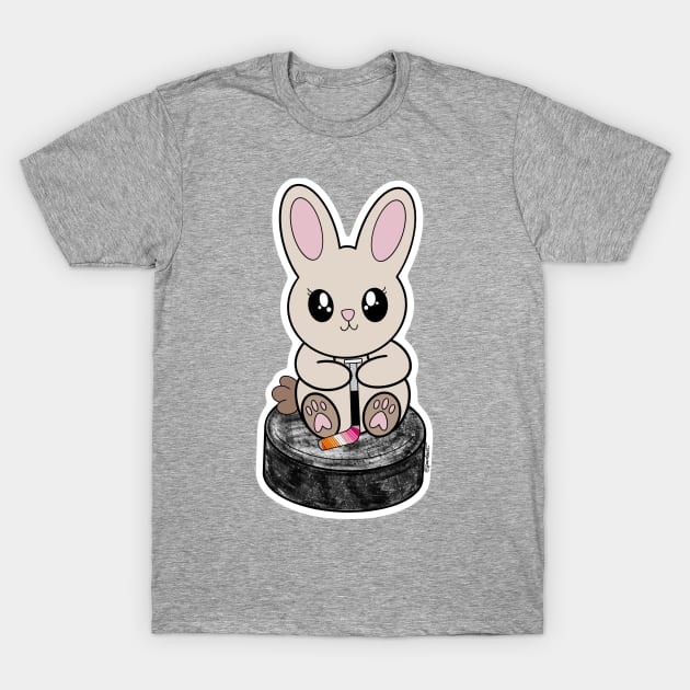 Puck Bunny (Lesbian) T-Shirt by jberoldart